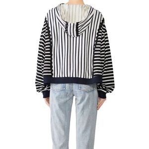 Jonathan Simkhai Zig Zag Striped Hoodie